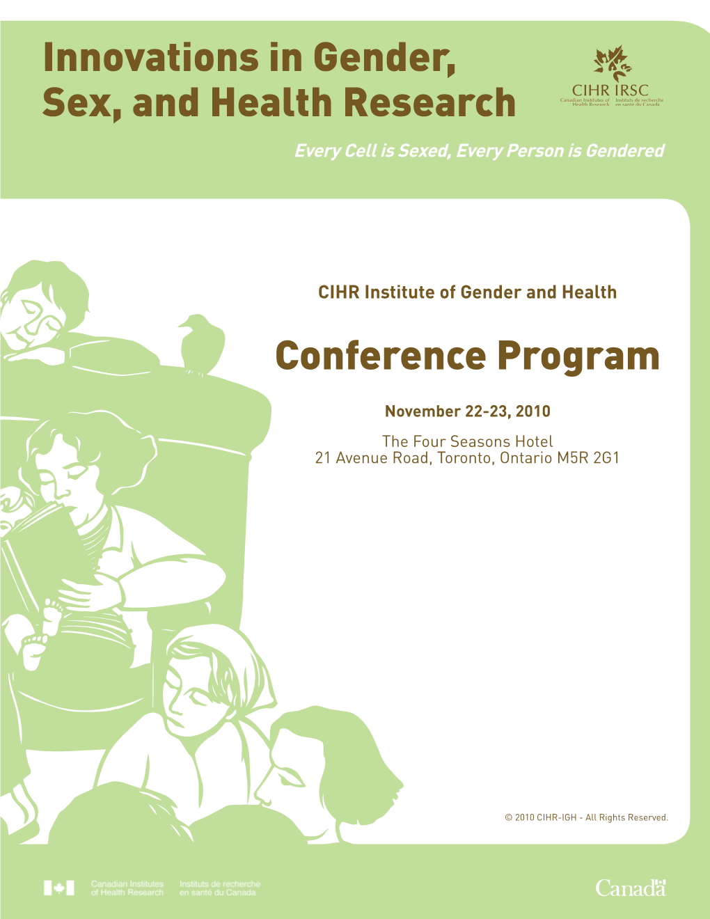 Conference Program Innovations in Gender, Sex, and Health Research