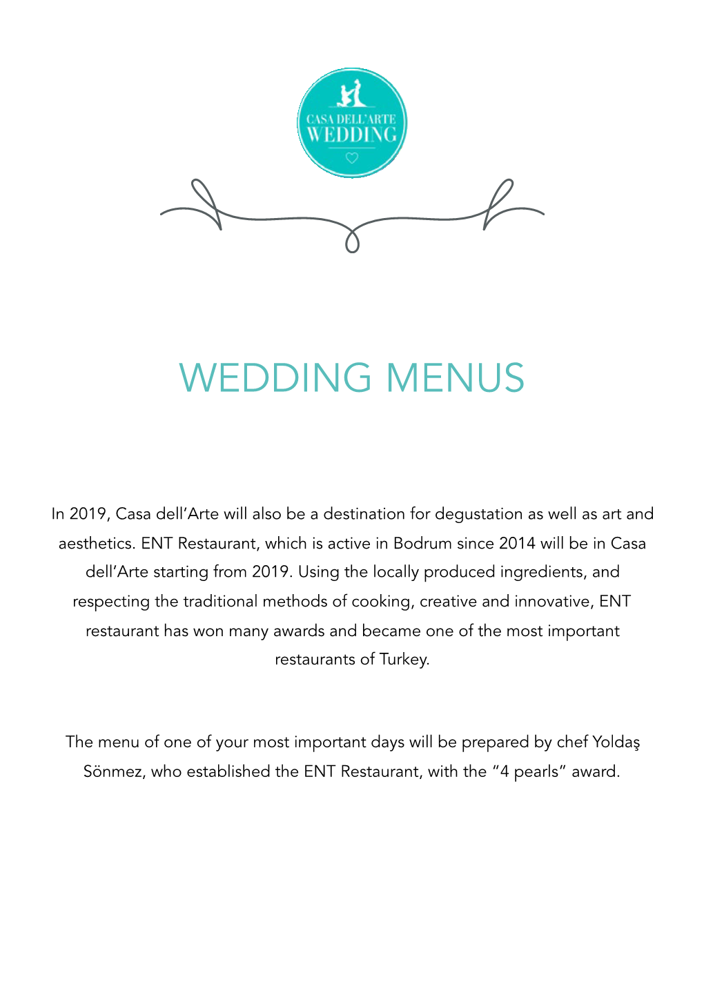 Wedding Menus