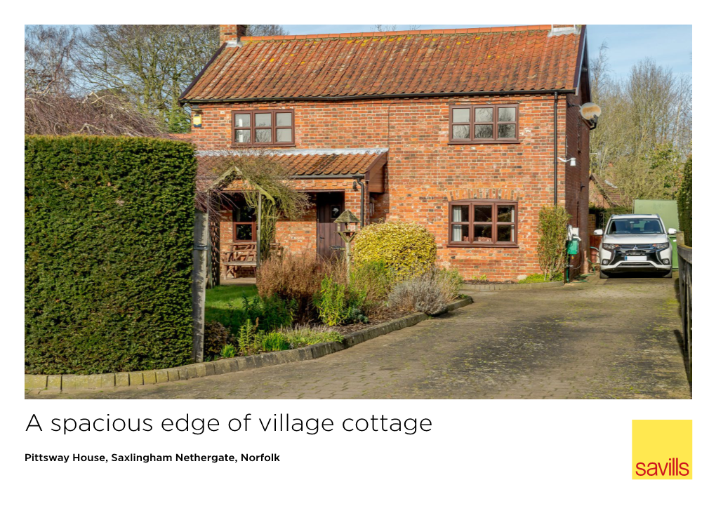 A Spacious Edge of Village Cottage