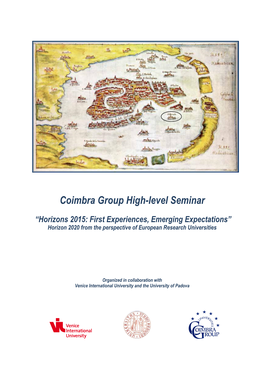 Coimbra Group High-Level Seminar