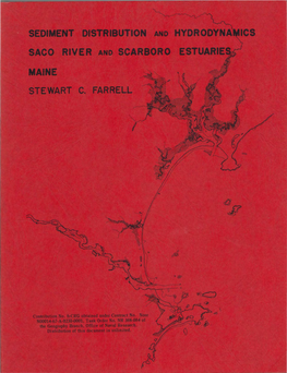Sediment Distribution and Hydrodynamics, Saco River And