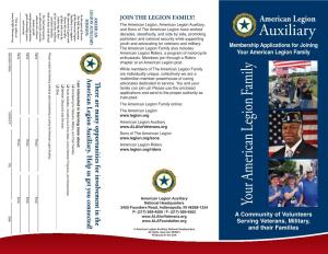 The American Legion Family Membership Application Form