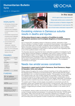 Humanitarian Bulletin