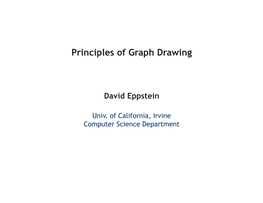Principles of Graph Drawing