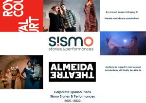 Corporate Sponsor Pack Sismo Stories & Performances 2021-2022