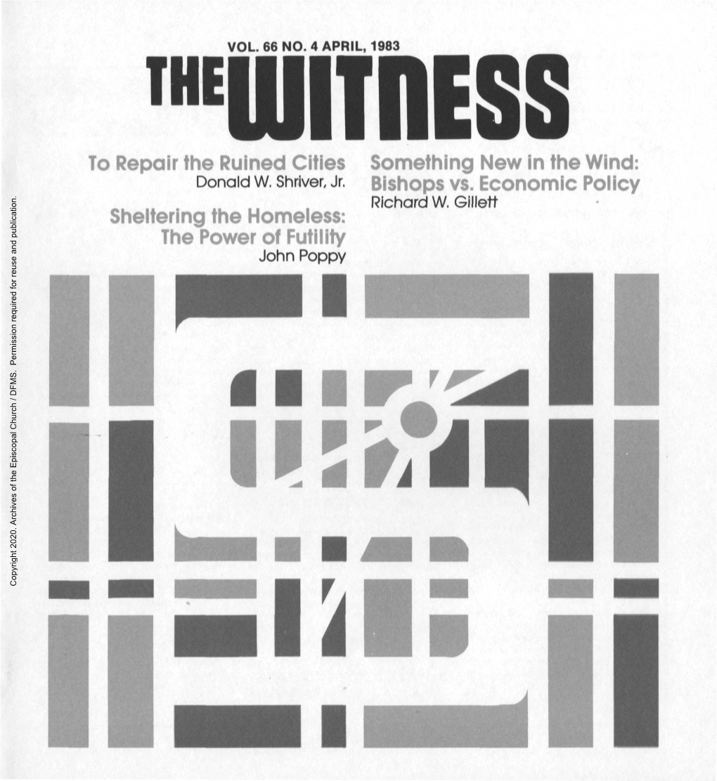 1983 the Witness, Vol. 66, No. 4. April 1983