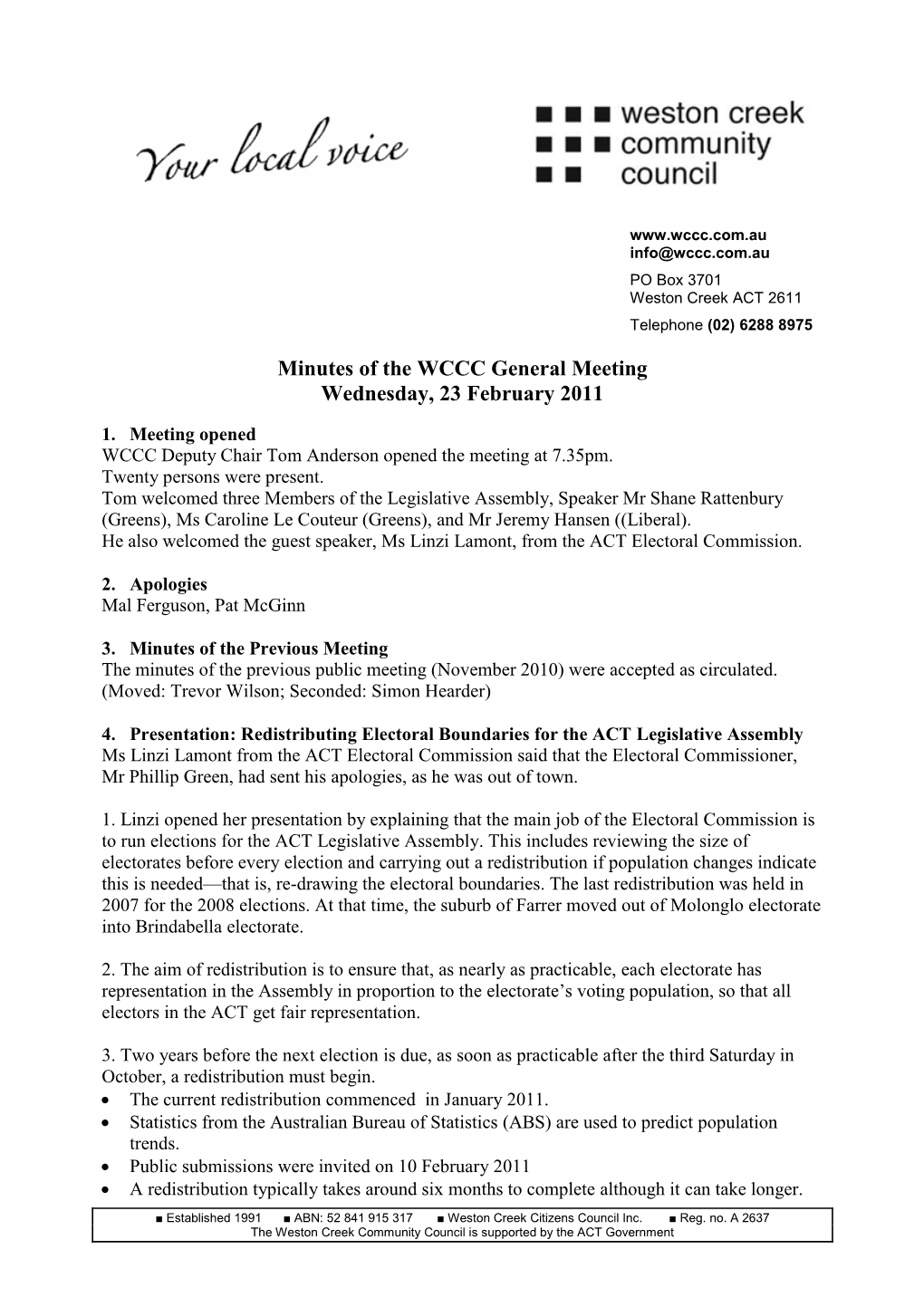 WCCC Letterhead Aug 2006