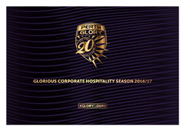 Glorious Corporate Hospitality Season 2016/17