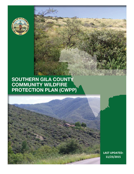 Southern Gila County Community Wildfire Protection Plan (CWPP)