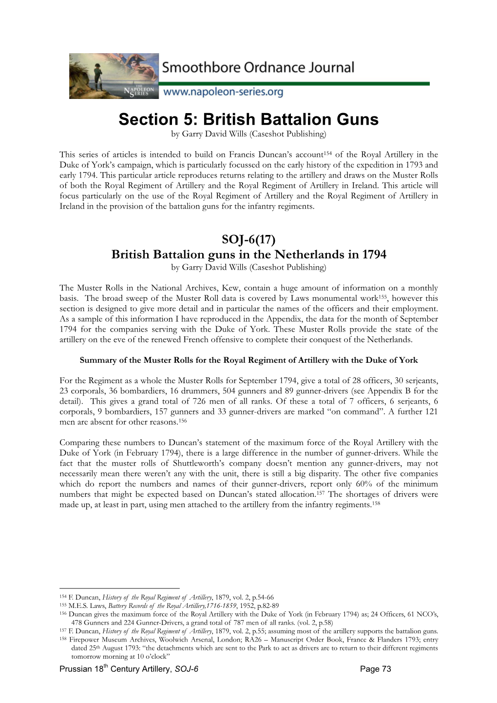 British Battalion Guns by Garry David Wills (Caseshot Publishing)