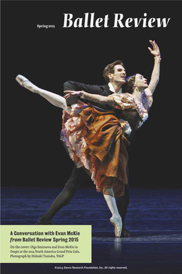 A Conversation with Evan Mckie from Ballet Review Spring 2015