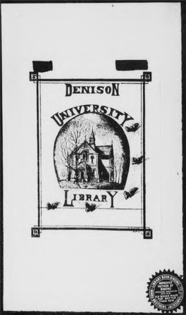 The Eighty-Third Annual Catalogue of Denison University for the Year