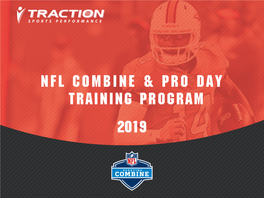 2019 NFL COMBINE & Pro Day TRAINING PROGRAM