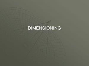 DIMENSIONING Introduction