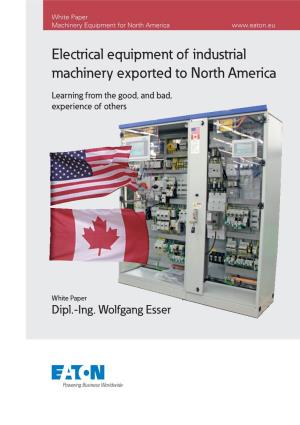 Electrical Equipment of Industrial Machinery Exported to North America