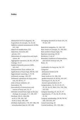 Concepts and Fuzzy Logic