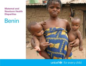 Maternal and Newborn Health Disparities in Benin Key Facts