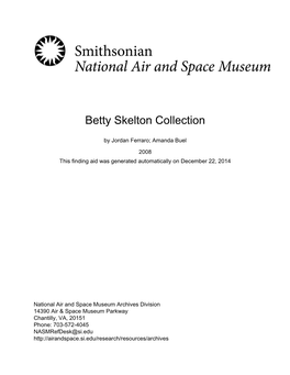 Betty Skelton Collection