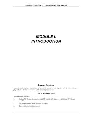 Module I: Introduction