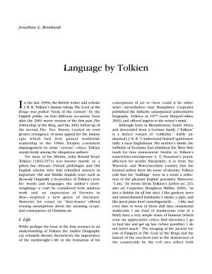 Language by Tolkien