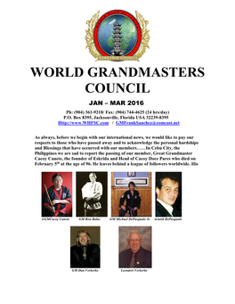 World Grandmasters Council