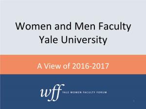 Women and Men Faculty Yale University