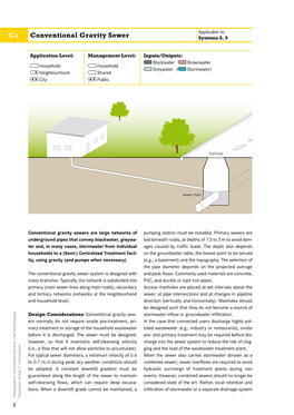 Conventional Gravity Sewer