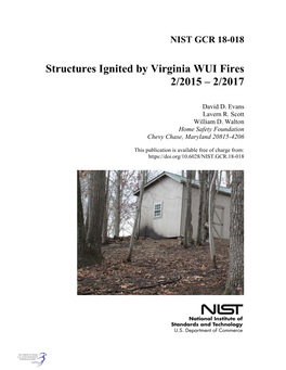 Structures Ignited by Virginia WUI Fires 2/2015-2/2017