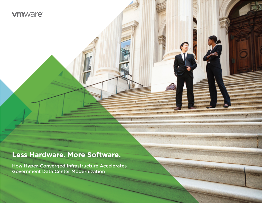 Less Hardware. More Software. How Hyper-Converged Infrastructure