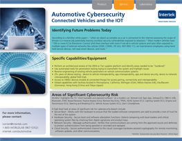 Automotive Cybersecurity Connected Vehicles and the IOT