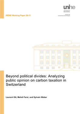 Beyond Political Divides: Analyzing Public Opinion on Carbon Taxation in Switzerland
