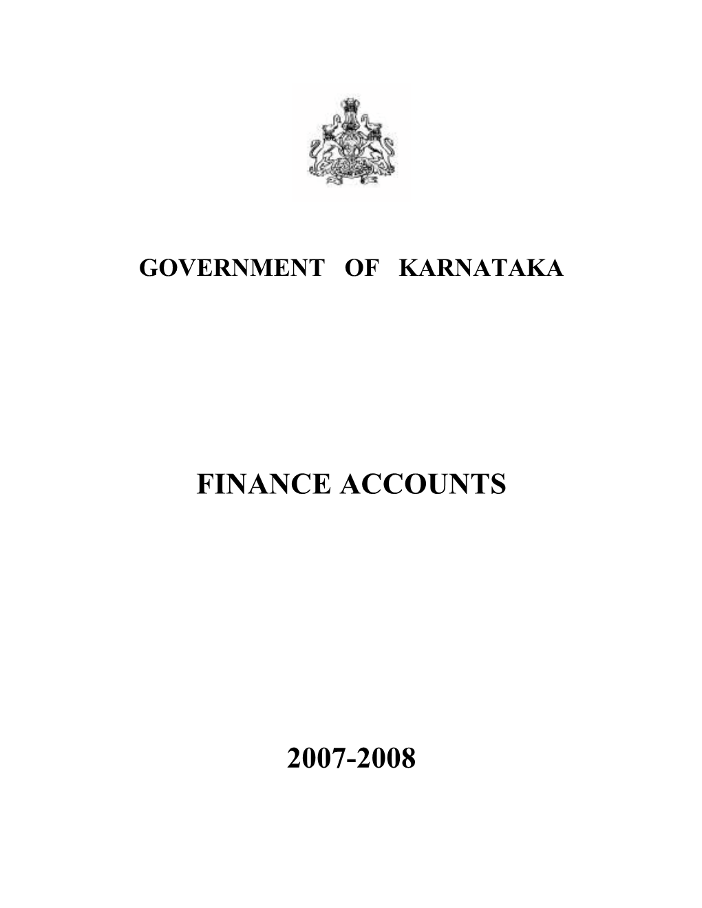 Finance Accounts 200708