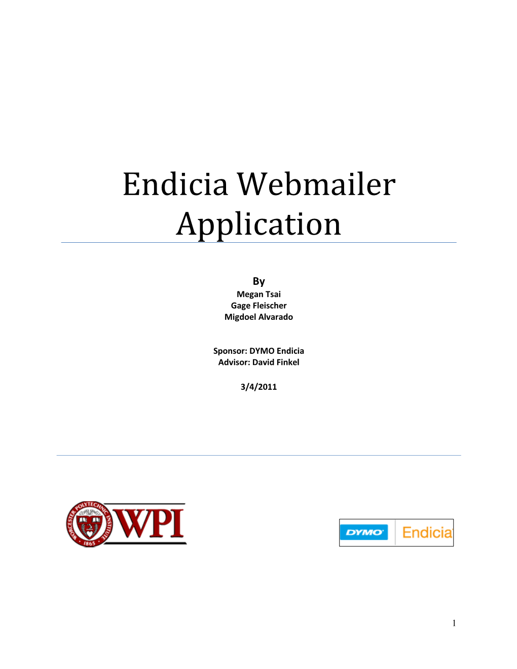 Endicia Webmailer Application