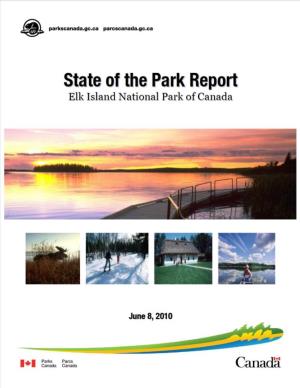 2010 Elk Island National Park – State of the Park Report