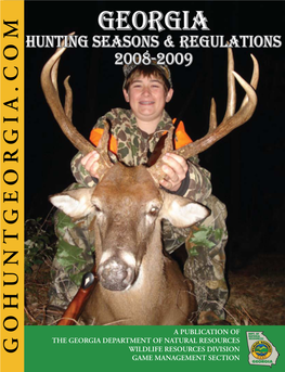 Georgia Hunting Seasons & Regulations 2008-2009