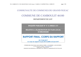 Commune De Camboulit 46100