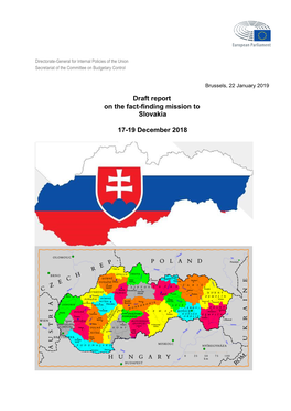 Draft Report on the Fact-Finding Mission to Slovakia 17-19 December 2018