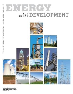 Energy for Human Development