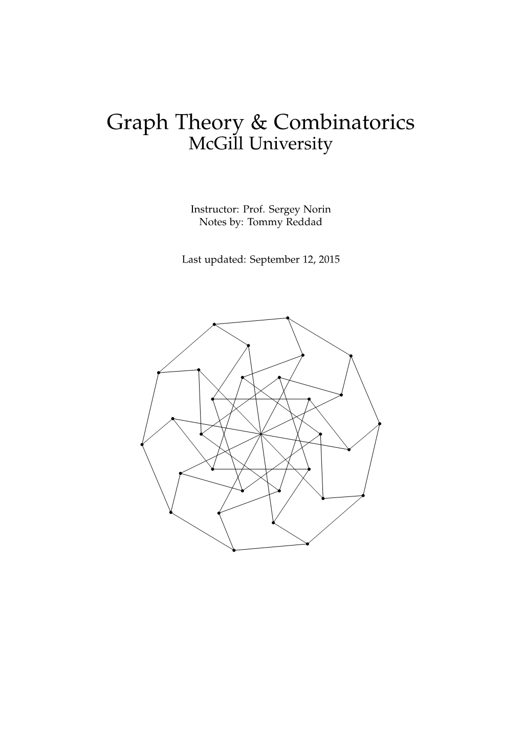 Graph Theory & Combinatorics