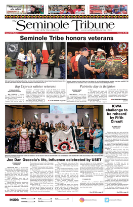 November 29, 2019 Seminole Tribe Honors Veterans