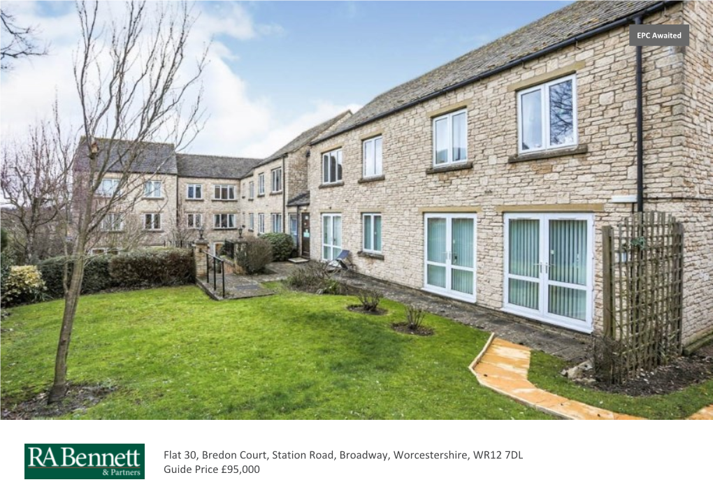 Flat 30, Bredon Court, Station Road, Broadway, Worcestershire, WR12 7DL Guide Price £95,000