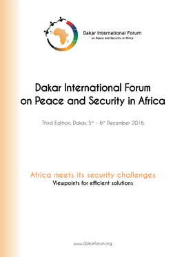 Dakar International Forum on Peace and Security in Africa