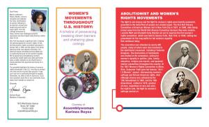 Women's Movements Throughout U.S. History