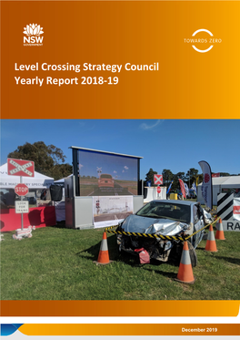 Level Crossing Strategy Council Yearly Report 2018-19