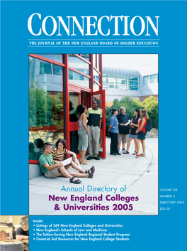 Connection the Journal of the New England Board of Higher Education