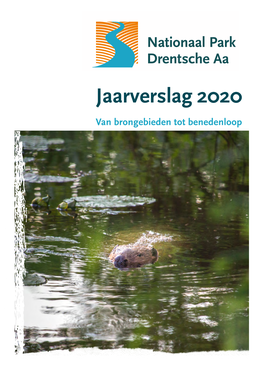 Jaarverslag 2020 Van Brongebieden Tot Benedenloop Groningen