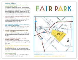 Justins Map to Fair Park.Ai