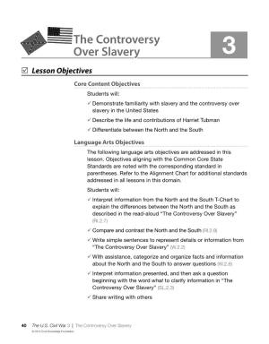 The Controversy Over Slavery 3