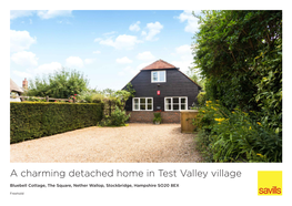 A Charming Detached Home in Test Valley Village