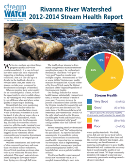 Rivanna River Watershed 2012-2014 Stream Health Report